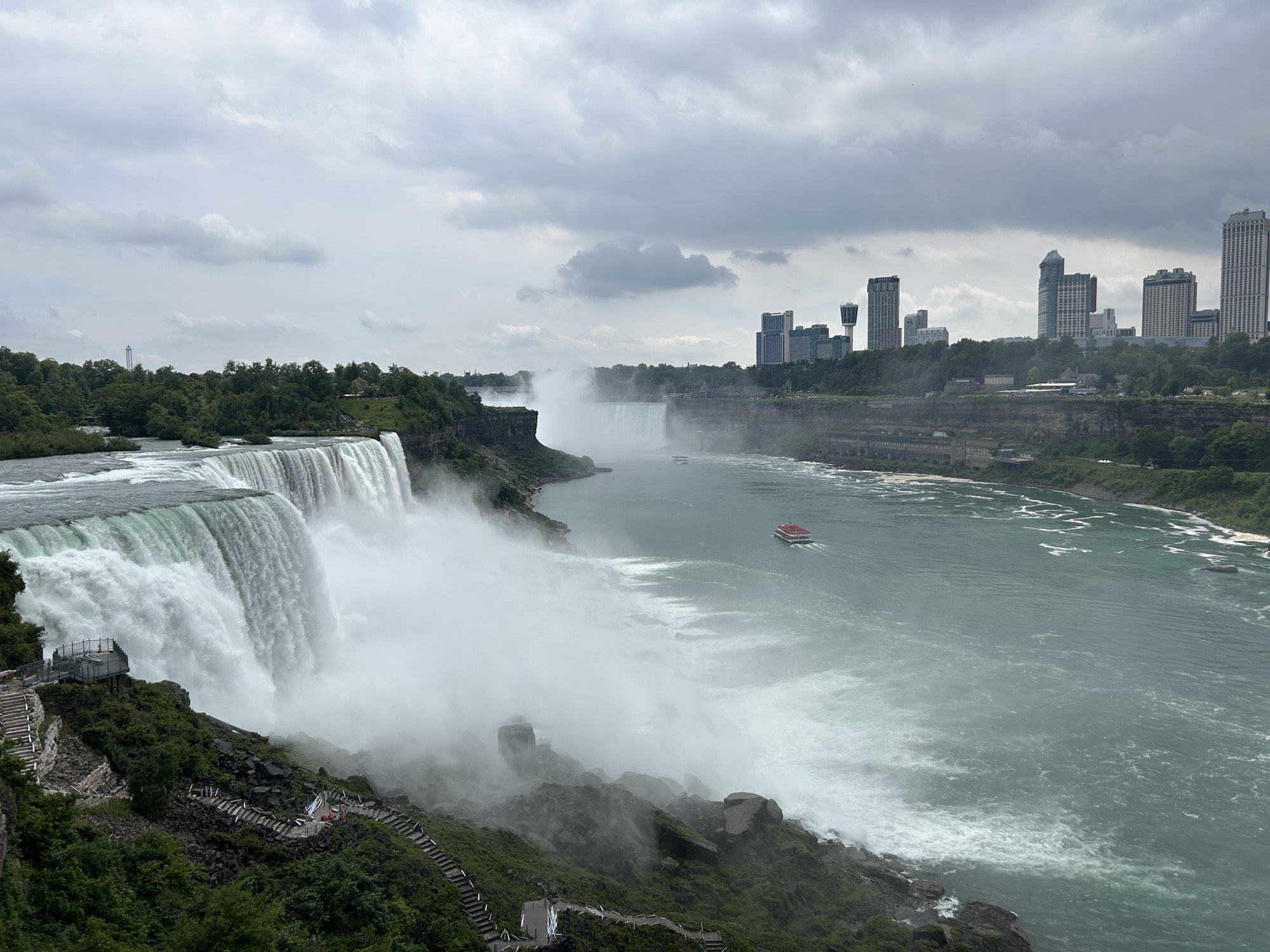 American Falls and the Niagara Gorge